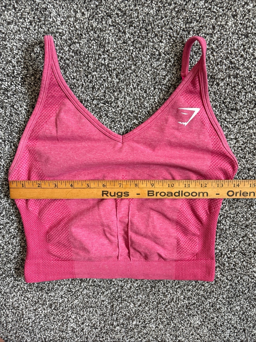 Gymshark Vital Seamless Sports Bra Tank Top Medium Workout Activewear Gym Yoga - Picture 7 of 10